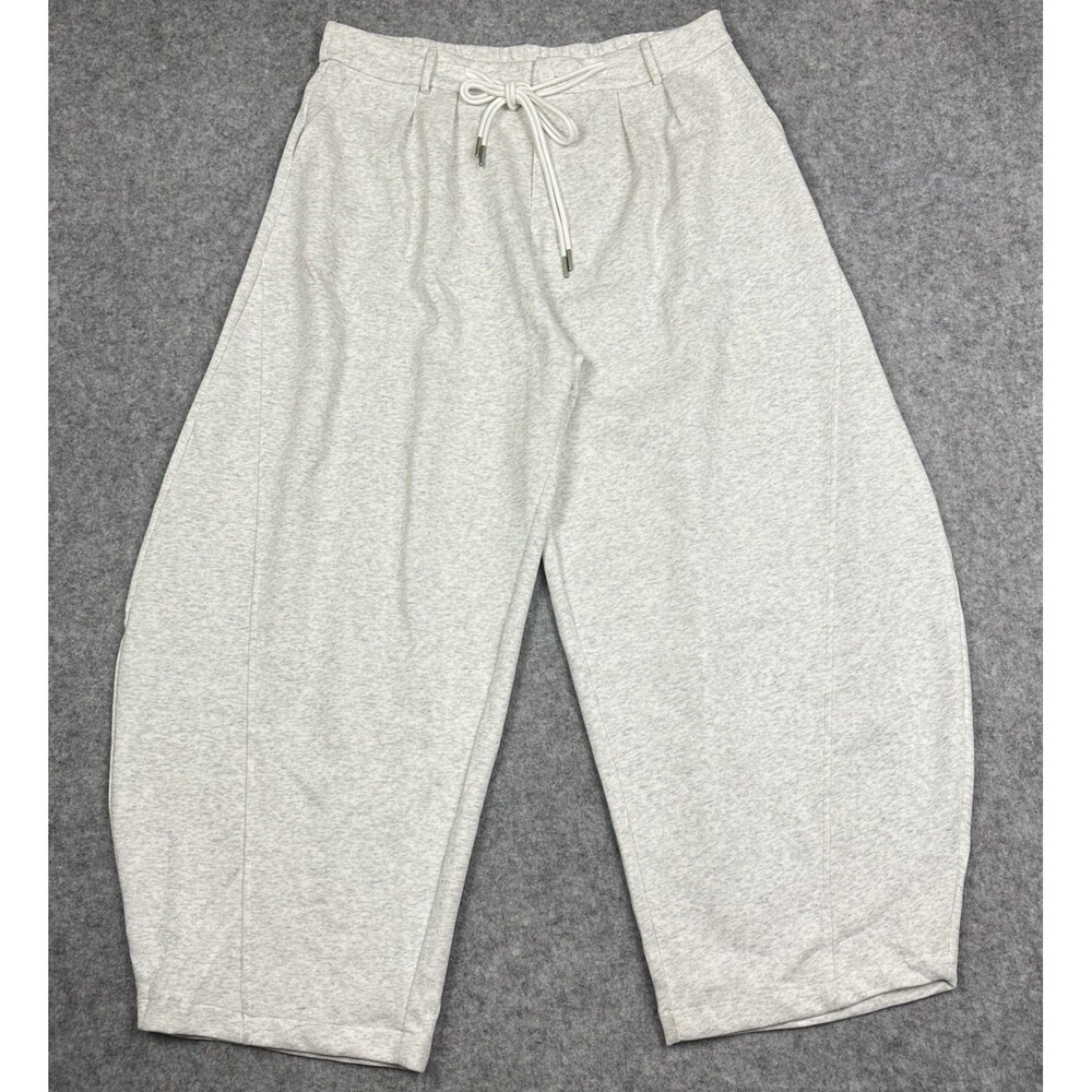 Dressed In Lala Baddie Barrel Sweatpant Trousers Pants Womens 2X Heather Gray*